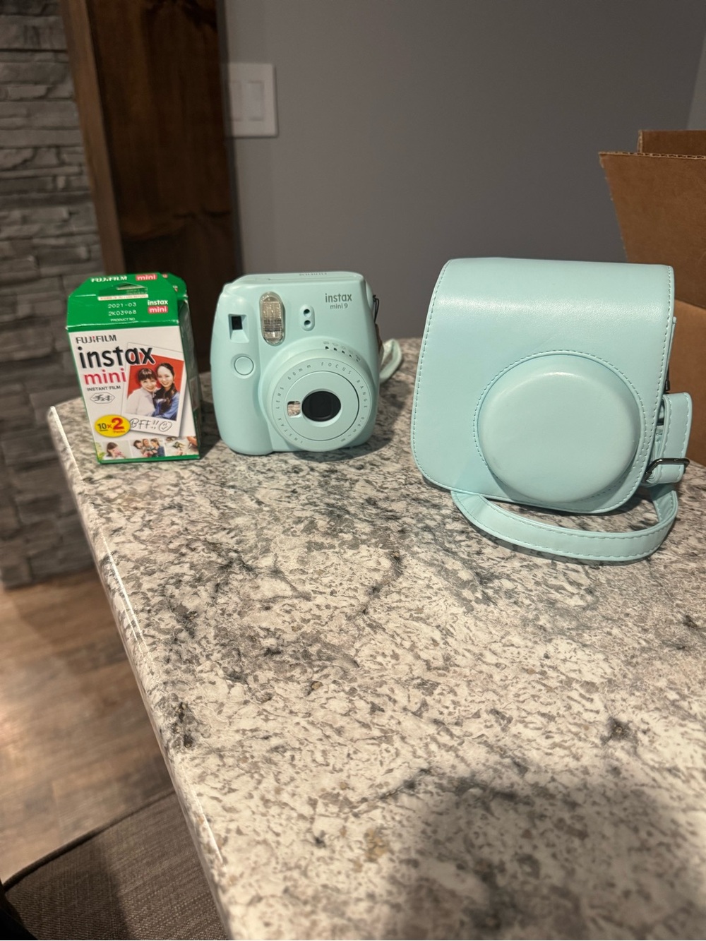 Instax Mini Polaroid Camera with Case & Film